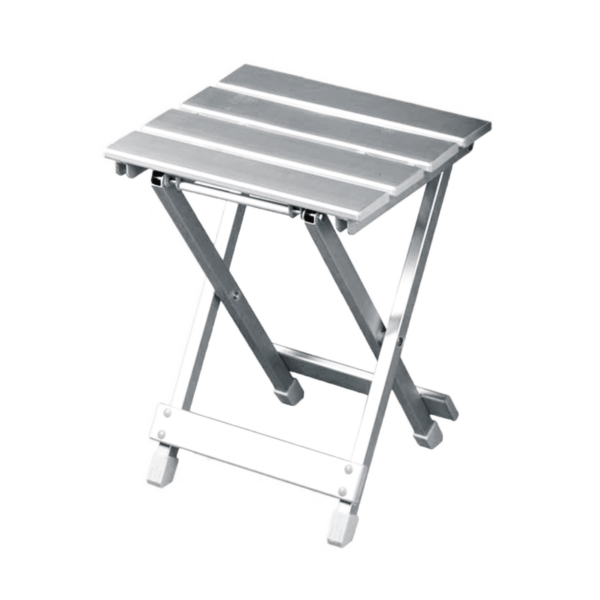 Portable aluminum Canyon side table for camping and travel