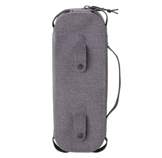 Back of eco-friendly, recycled fabric dry cube pouch for hiking and sustainable travel