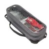 Electronic items in waterproof recycled dry bag pouch for water sports and sustainable travel