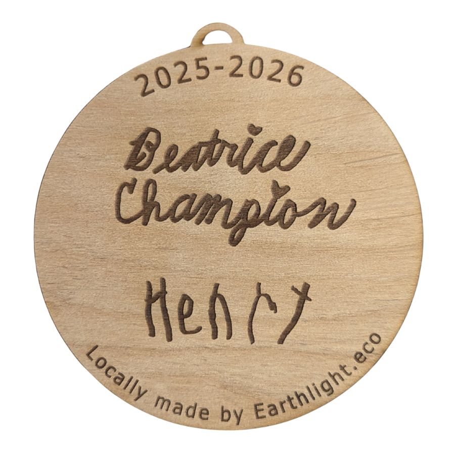 Dennison Ornament Back 2 signatures